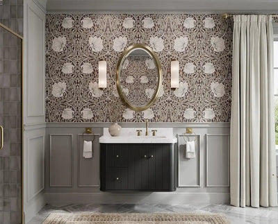 Houston Floating 36 in. W x 22 in. D Right Offset Sink Bathroom Vanity - Willow Bath and Vanity