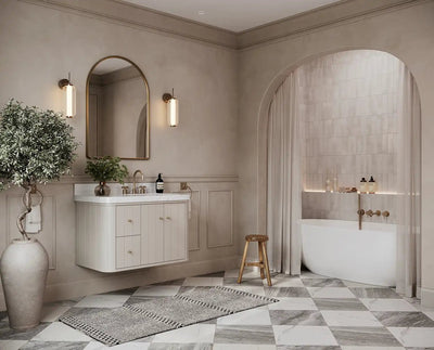 Houston Floating 36 in. W x 22 in. D Right Offset Sink Bathroom Vanity - Willow Bath and Vanity
