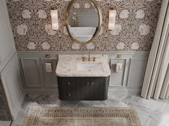 Houston Floating 36 in. W x 22 in. D Right Offset Sink Bathroom Vanity - photo 17
