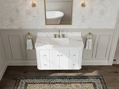 Houston Floating 42 in. W x 22 in. D Single Sink Bathroom Vanity - photo 6