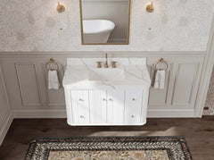 Houston Floating 42 in. W x 22 in. D Single Sink Bathroom Vanity - photo 8