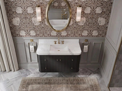 Houston Floating 42 in. W x 22 in. D Single Sink Bathroom Vanity - Willow Bath and Vanity