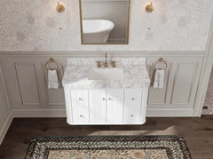 Houston Floating 42 in. W x 22 in. D Single Sink Bathroom Vanity - photo 10