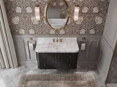Houston Floating 42 in. W x 22 in. D Single Sink Bathroom Vanity - photo 8