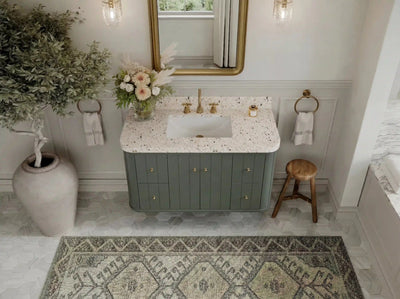 Houston Floating 42 in. W x 22 in. D Single Sink Bathroom Vanity - Willow Bath and Vanity