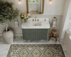 Houston Floating 42 in. W x 22 in. D Single Sink Bathroom Vanity - photo 4