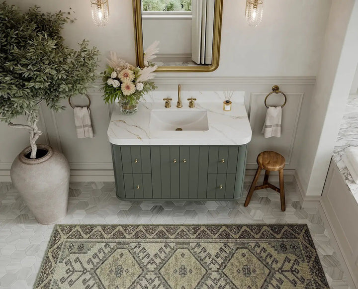 Houston Floating 42 in. W x 22 in. D Single Sink Bathroom Vanity - photo 4