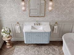 Houston Floating 42 in. W x 22 in. D Single Sink Bathroom Vanity - photo 4