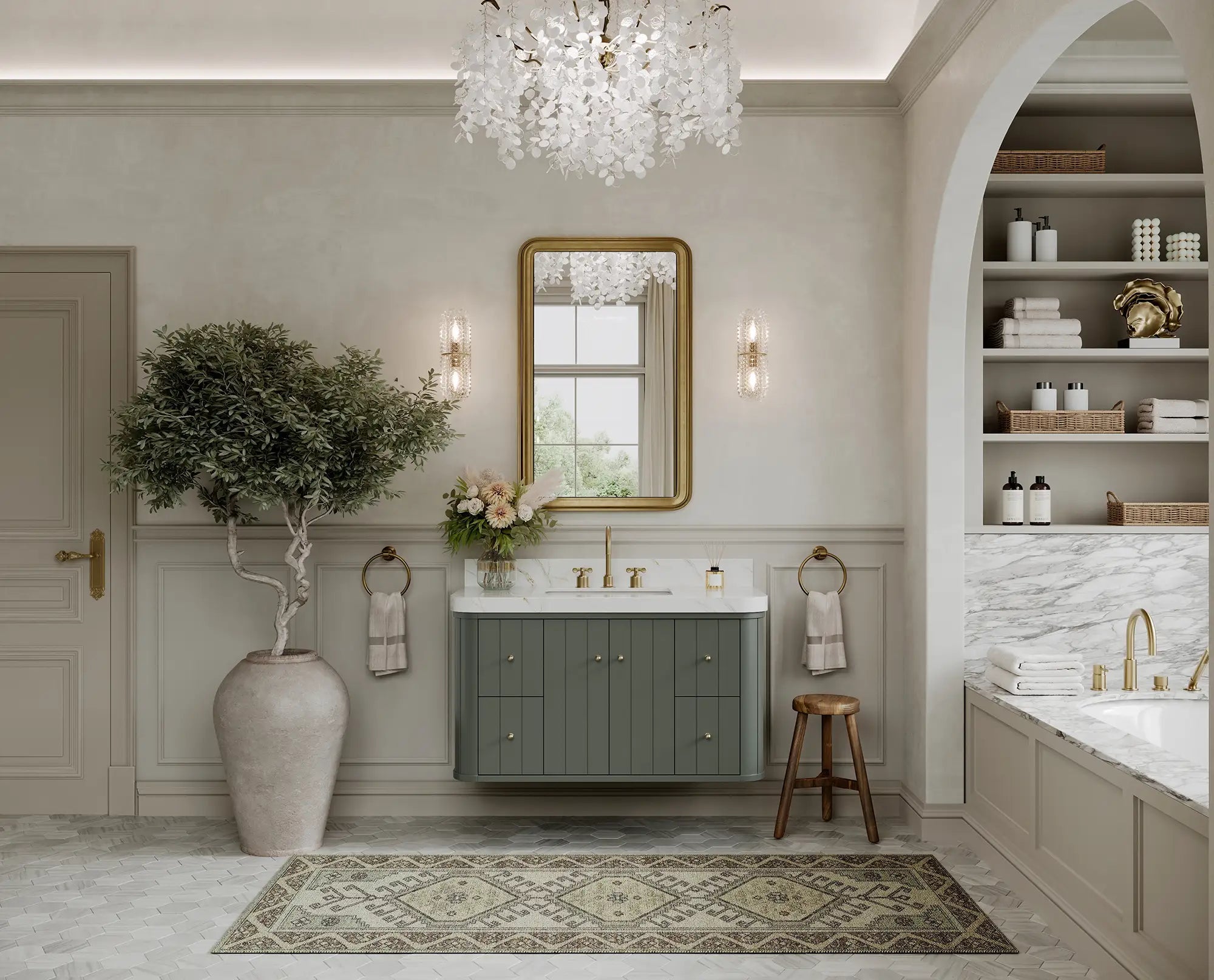 Houston Floating 42 in. W x 22 in. D Single Sink Bathroom Vanity - Willow Bath and Vanity