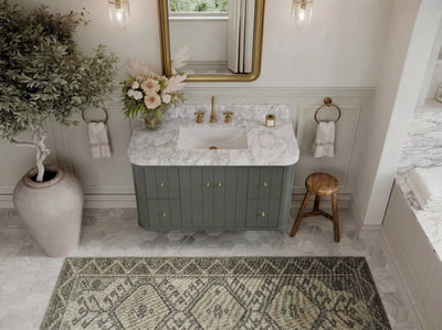 Houston Floating 42 in. W x 22 in. D Single Sink Bathroom Vanity - Willow Bath and Vanity