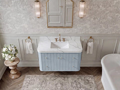 Houston Floating 42 in. W x 22 in. D Single Sink Bathroom Vanity - photo 3