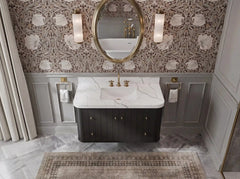 Houston Floating 42 in. W x 22 in. D Single Sink Bathroom Vanity - photo 9