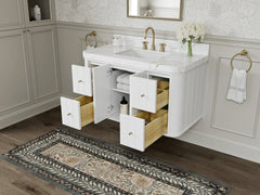 Houston Floating 42 in. W x 22 in. D Single Sink Bathroom Vanity - photo 3