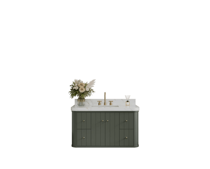 Houston Floating 42 in. W x 22 in. D Single Sink Bathroom Vanity - photo 1