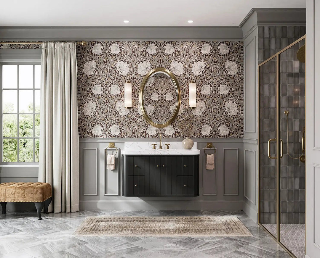 Houston Floating 42 in. W x 22 in. D Single Sink Bathroom Vanity - Willow Bath and Vanity