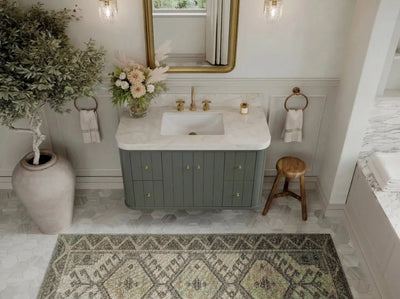 Houston Floating 42 in. W x 22 in. D Single Sink Bathroom Vanity - Willow Bath and Vanity