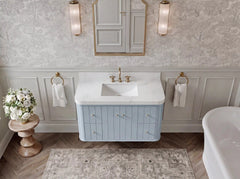 Houston Floating 42 in. W x 22 in. D Single Sink Bathroom Vanity - photo 6