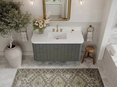 Houston Floating 48 in. W x 22 in. D Single Sink Bathroom Vanity - photo 18
