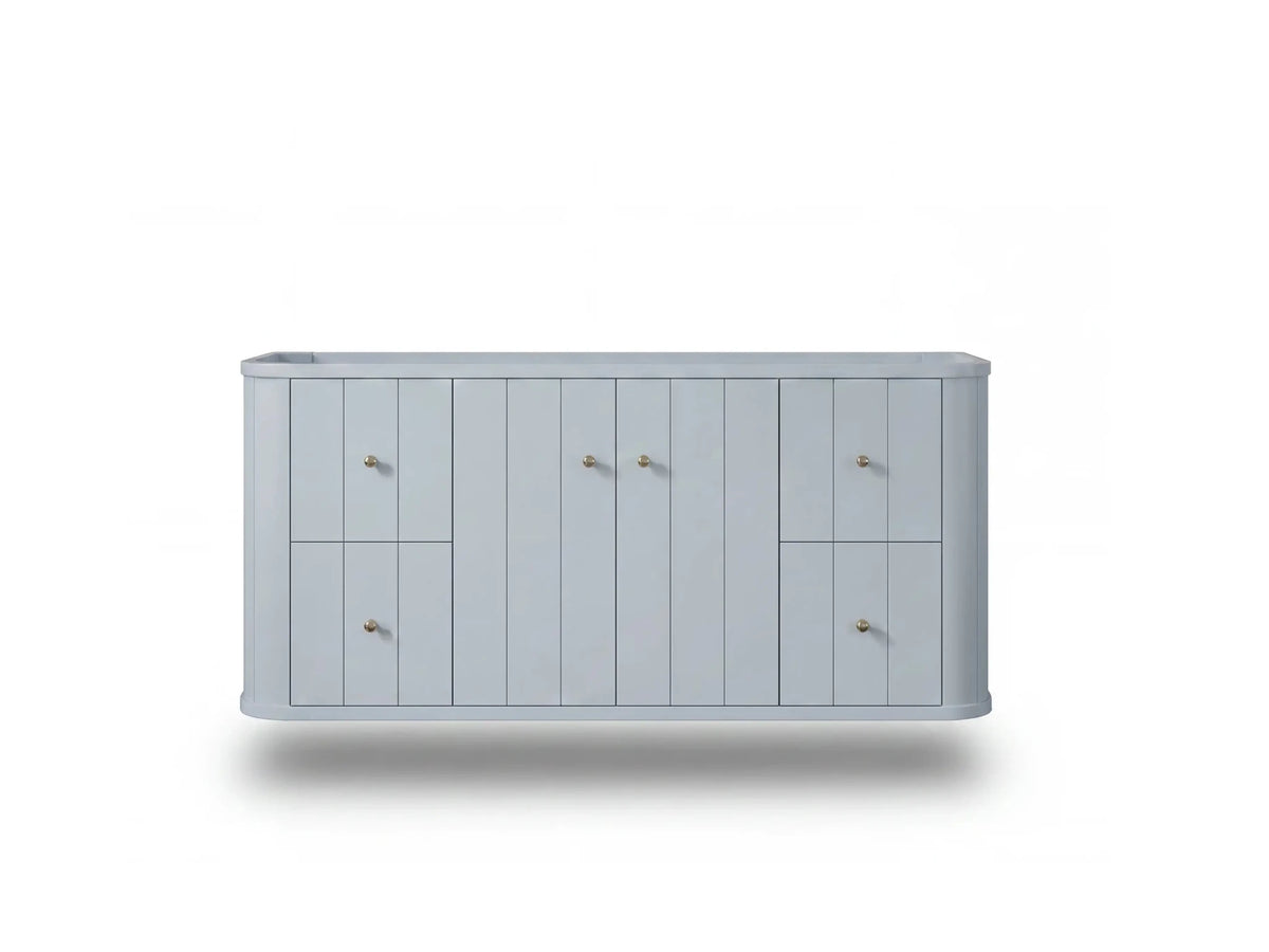 Houston Floating 48 in. W x 22 in. D Single Sink Bathroom Vanity - Willow Bath and Vanity