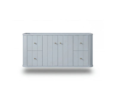 Houston Floating 48 in. W x 22 in. D Single Sink Bathroom Vanity - Willow Bath and Vanity