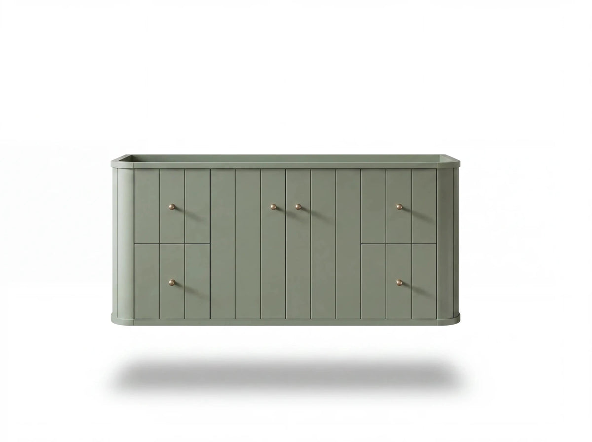 Houston Floating 48 in. W x 22 in. D Single Sink Bathroom Vanity - Willow Bath and Vanity