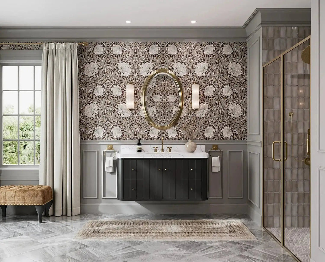 Houston Floating 48 in. W x 22 in. D Single Sink Bathroom Vanity - Willow Bath and Vanity