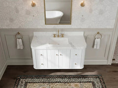 Houston Floating 48 in. W x 22 in. D Single Sink Bathroom Vanity - photo 9