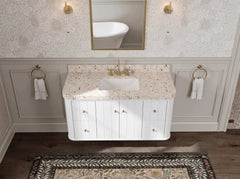 Houston Floating 48 in. W x 22 in. D Single Sink Bathroom Vanity - photo 13