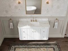Houston Floating 48 in. W x 22 in. D Single Sink Bathroom Vanity - photo 16