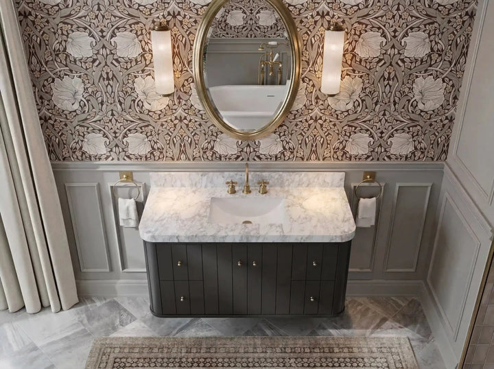 Houston Floating 48 in. W x 22 in. D Single Sink Bathroom Vanity - photo 10