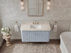 Houston Floating 48 in. W x 22 in. D Single Sink Bathroom Vanity - photo 8
