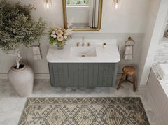 Houston Floating 48 in. W x 22 in. D Single Sink Bathroom Vanity - photo 17