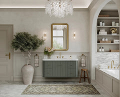 Houston Floating 48 in. W x 22 in. D Single Sink Bathroom Vanity - photo 6