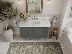 Houston Floating 48 in. W x 22 in. D Single Sink Bathroom Vanity - photo 8