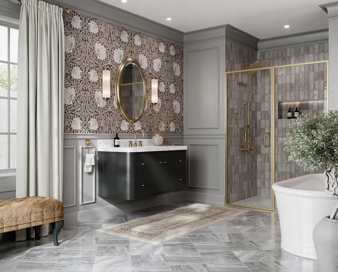 Houston Floating 48 in. W x 22 in. D Single Sink Bathroom Vanity - Willow Bath and Vanity