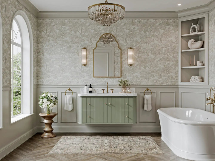 Houston Floating 48 in. W x 22 in. D Single Sink Bathroom Vanity - photo 5