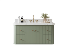 Houston Floating 48 in. W x 22 in. D Single Sink Bathroom Vanity - photo 1