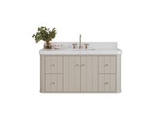 Houston Floating 48 in. W x 22 in. D Single Sink Bathroom Vanity - photo 1
