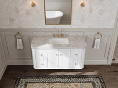 Houston Floating 48 in. W x 22 in. D Single Sink Bathroom Vanity - photo 12
