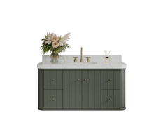 Houston Floating 48 in. W x 22 in. D Single Sink Bathroom Vanity - photo 1