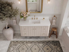 Houston Floating 48 in. W x 22 in. D Single Sink Bathroom Vanity - photo 13