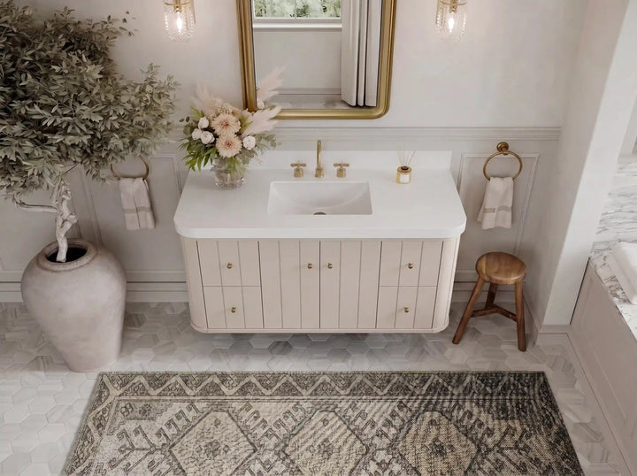 Houston Floating 48 in. W x 22 in. D Single Sink Bathroom Vanity - photo 13