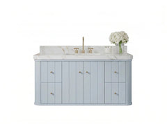 Houston Floating 48 in. W x 22 in. D Single Sink Bathroom Vanity - photo 1
