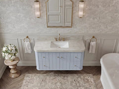Houston Floating 48 in. W x 22 in. D Single Sink Bathroom Vanity - photo 7