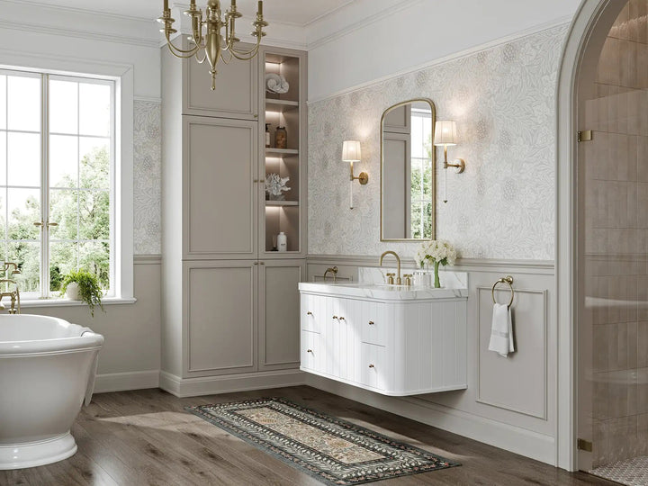 Houston Floating 48 in. W x 22 in. D Single Sink Bathroom Vanity - photo 2