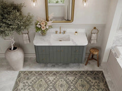 Houston Floating 48 in. W x 22 in. D Single Sink Bathroom Vanity - photo 9