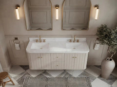Houston Floating 60 in. W x 22 in. D Double Sink Bathroom Vanity - photo 11