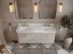 Houston Floating 60 in. W x 22 in. D Double Sink Bathroom Vanity - photo 8