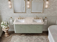 Houston Floating 60 in. W x 22 in. D Double Sink Bathroom Vanity - photo 14