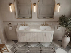 Houston Floating 60 in. W x 22 in. D Double Sink Bathroom Vanity - photo 13